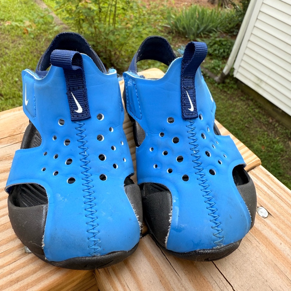 Nike Aqua Blue and Black Water Shoes